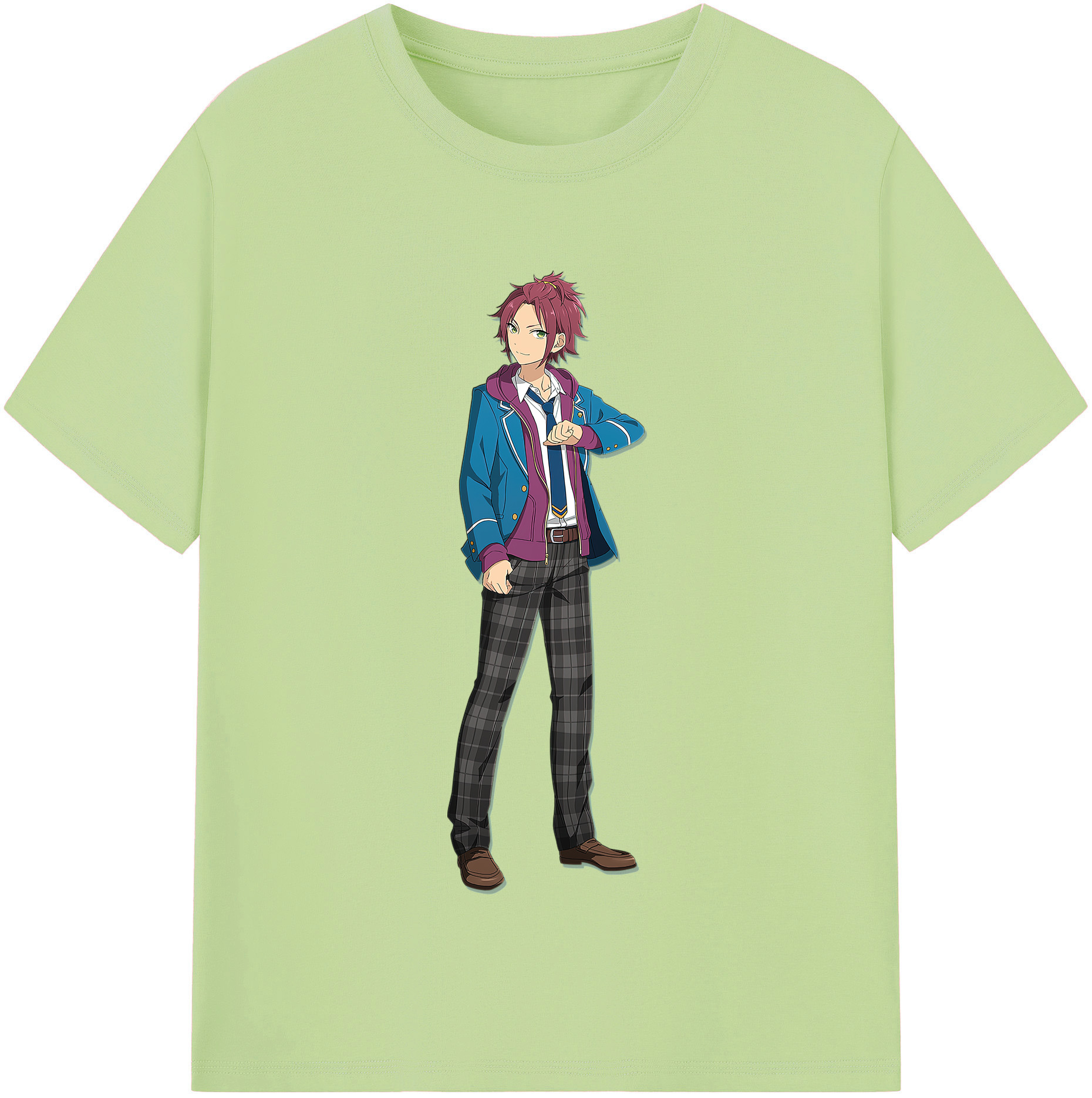 （画像用） あんさんぶるスターズ! Ensemble Stars 綿100％半袖Tシャツ（フロントプリント）